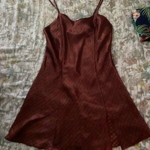 Elegant Red Sleeveless Dress